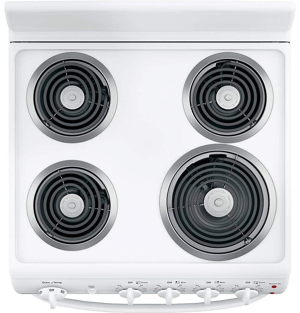 Alt View 13. Hotpoint - 2.9 Cu. Ft. Freestanding Electric Range - White.