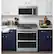 Alt View 13. GE - 6.7 Cu. Ft. Slide-In Double-Oven Gas Range with Steam-Cleaning and No-Preheat Air Fry - Stainless Steel.
