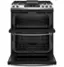 Alt View 1. GE - 6.7 Cu. Ft. Slide-In Double-Oven Gas Range with Steam-Cleaning and No-Preheat Air Fry - Stainless Steel.