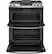 Alt View 1. GE - 6.7 Cu. Ft. Slide-In Double-Oven Gas Range with Steam-Cleaning and No-Preheat Air Fry - Stainless Steel.