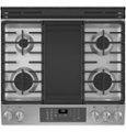 Alt View Zoom 11. GE - 5.6 Cu. Ft. Slide-In Gas Convection Range with Self-Steam Cleaning, Built-In Wi-Fi, and No-Preheat Air Fry - Stainless Steel.