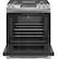 Alt View 1. GE - 5.6 Cu. Ft. Slide-In Gas Convection Range with Self-Steam Cleaning, Built-In Wi-Fi, and No-Preheat Air Fry - Stainless Steel.