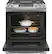 Alt View 2. GE - 5.6 Cu. Ft. Slide-In Gas Convection Range with Self-Steam Cleaning, Built-In Wi-Fi, and No-Preheat Air Fry - Stainless Steel.
