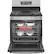 Alt View 12. GE Profile - 5.6 Cu. Ft. Freestanding Smart Gas True Convection Range with Hot Air Fry - Stainless Steel.