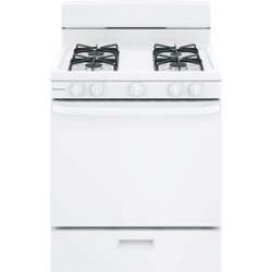 Hotpoint - 4.8 Cu. Ft. Freestanding Gas Range - White - Front_Zoom