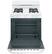 Alt View 16. Hotpoint - 4.8 Cu. Ft. Freestanding Gas Range - White.