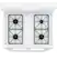 Alt View 2. Hotpoint - 4.8 Cu. Ft. Freestanding Gas Range - White.