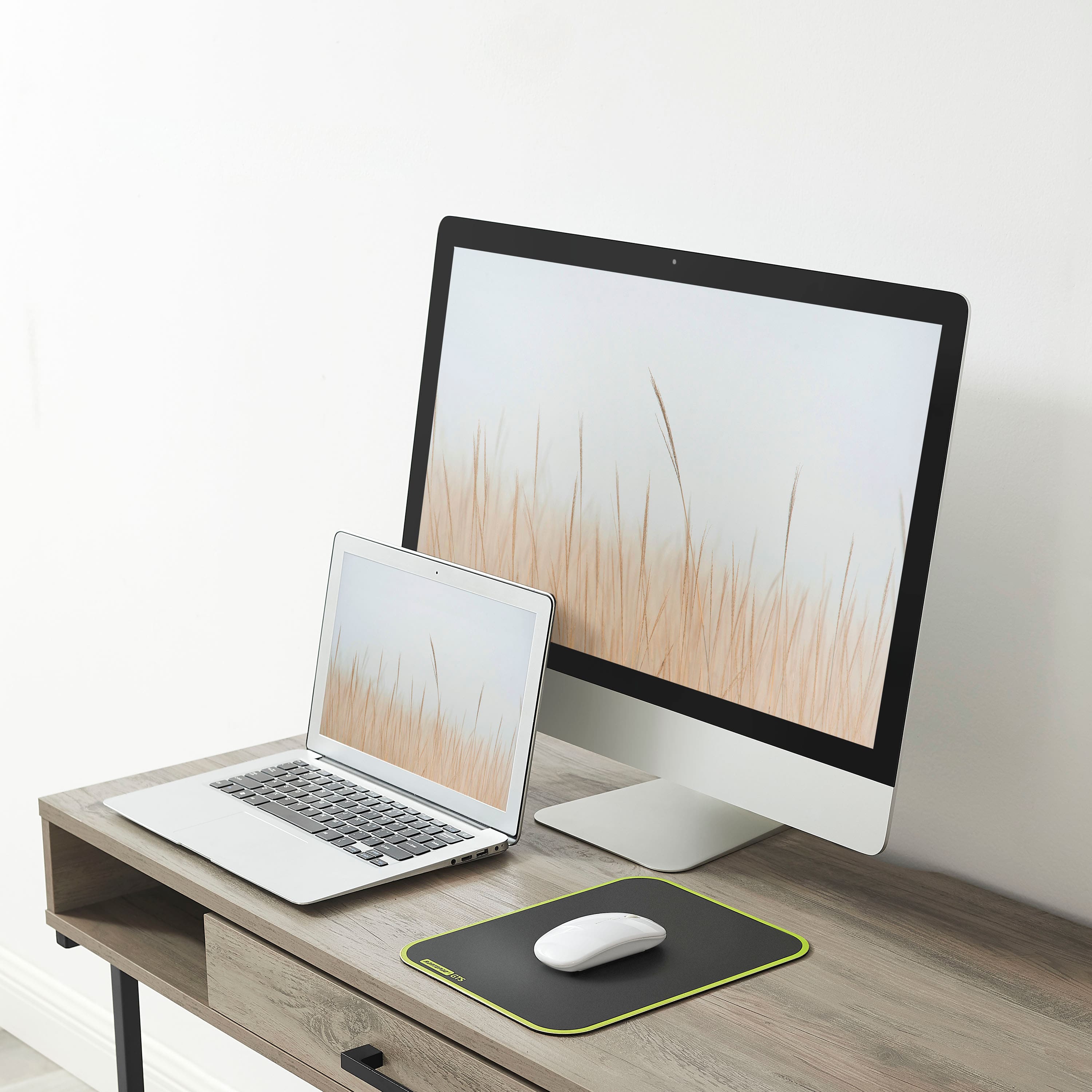 Alt View 15. Insignia™ - Computer Desk with Drawer – 47" Wide - Dark Oak.