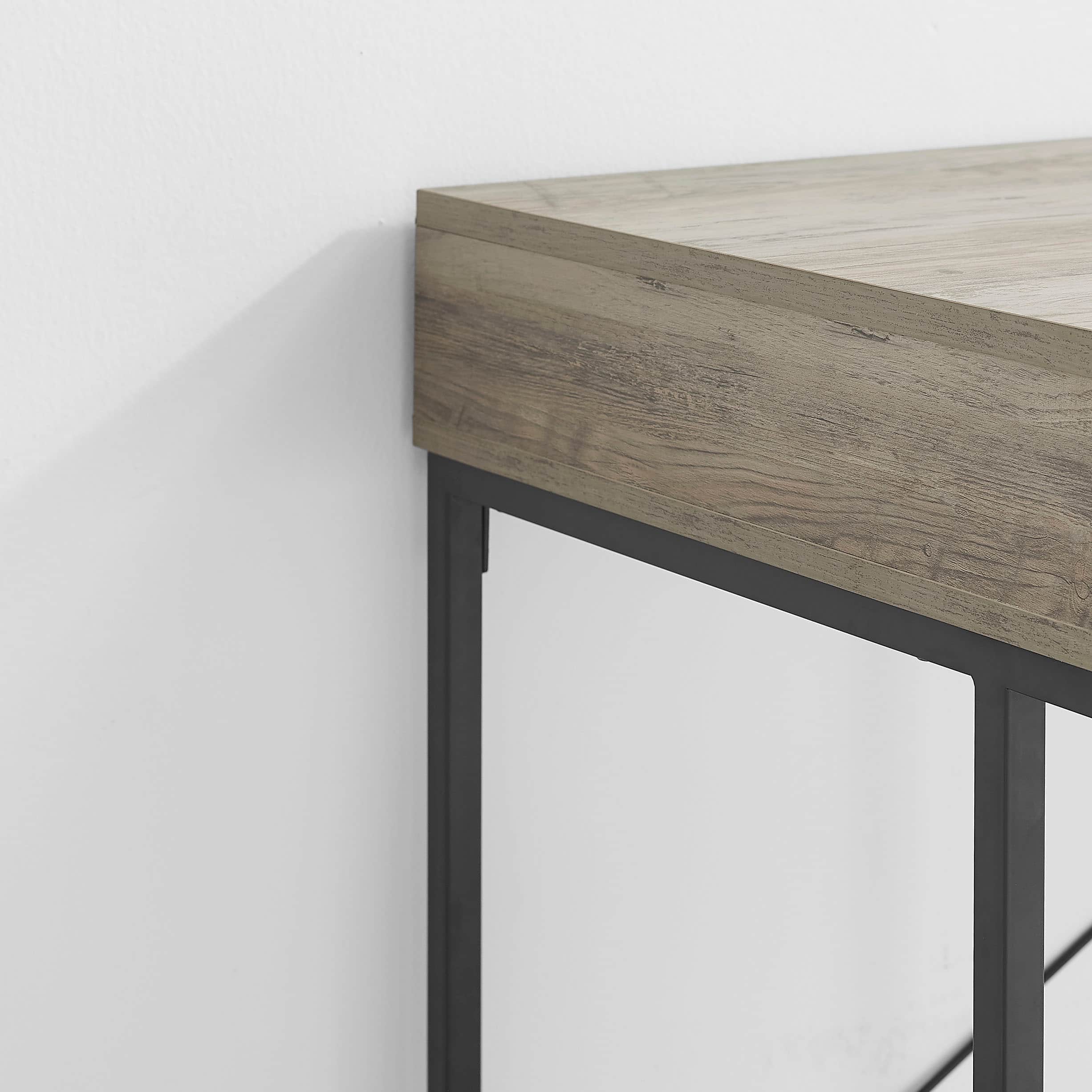 Alt View 17. Insignia™ - Computer Desk with Drawer – 47" Wide - Dark Oak.