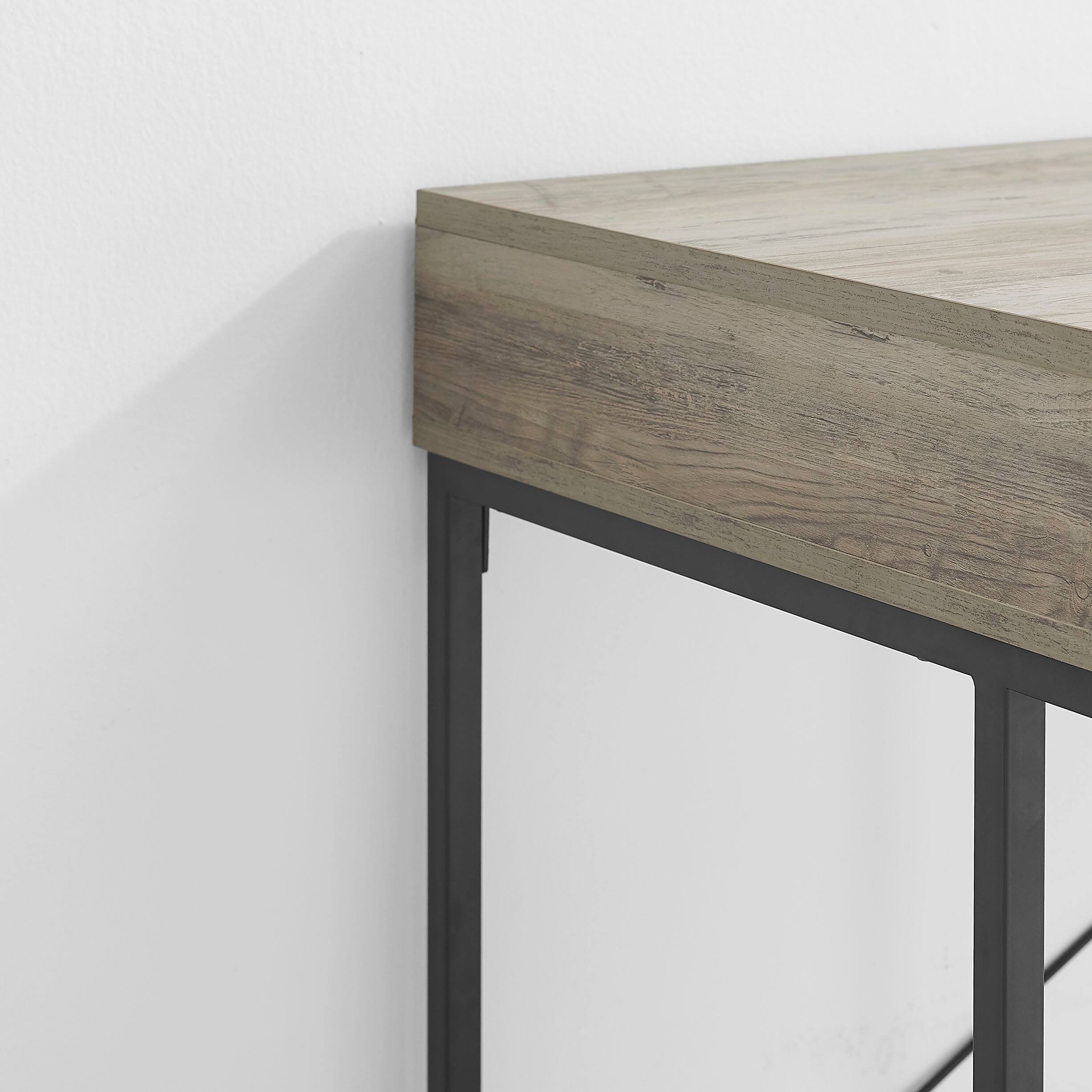 Alt View 17. Insignia™ - Computer Desk with Drawer – 47" Wide - Dark Oak.