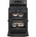 Alt View 12. GE Profile - 6.8 Cu. Ft. Frestanding Double Oven Gas True Convection Range with No-Preheat Air Fry - Black Stainless Steel.
