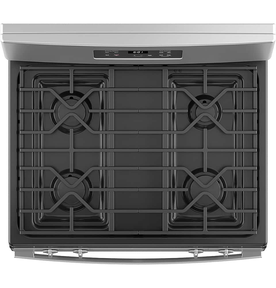 Alt View 27. GE - 4.8 Cu. Ft. Freestanding Gas Range - Stainless Steel.