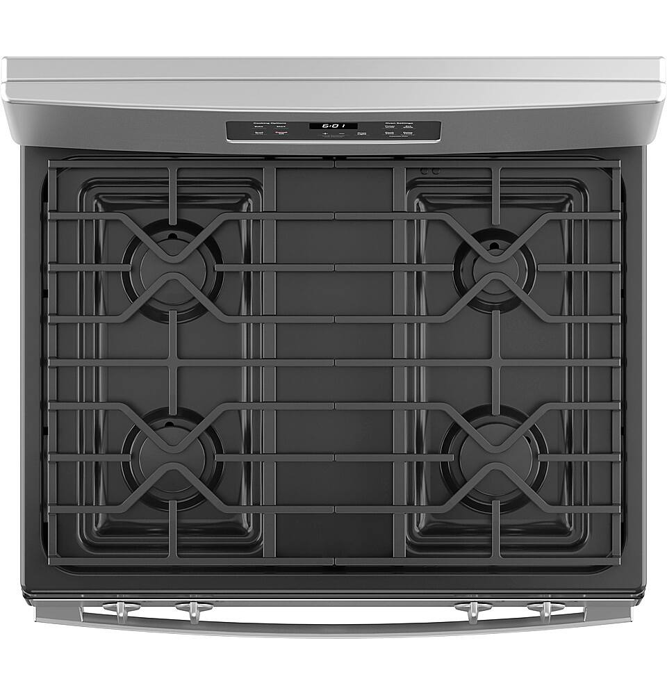 Alt View 27. GE - 4.8 Cu. Ft. Freestanding Gas Range - Stainless Steel.