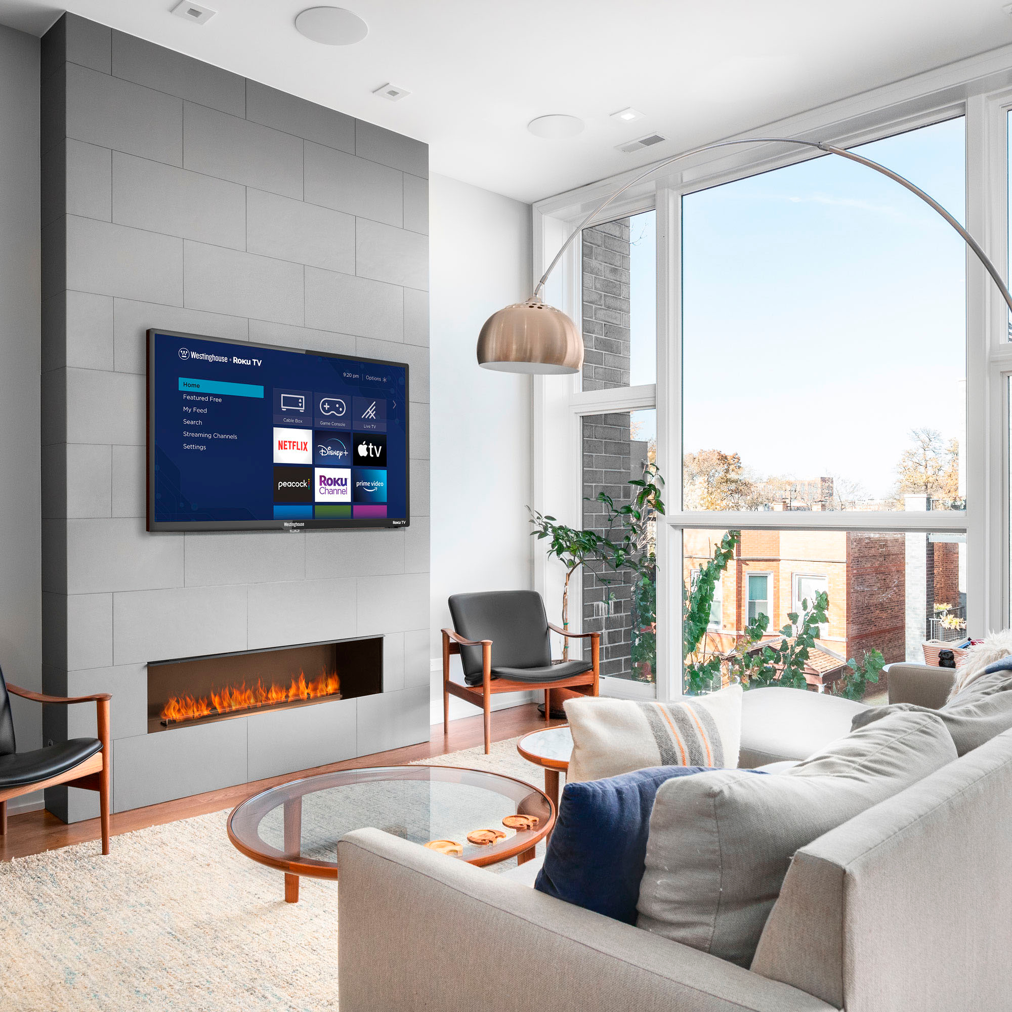 Westinghouse Roku TV - Smart TV de 24 pulgadas, televisor LED HD 720P con  conectividad Wi-Fi y aplicación móvil, TV de pantalla plana compatible con