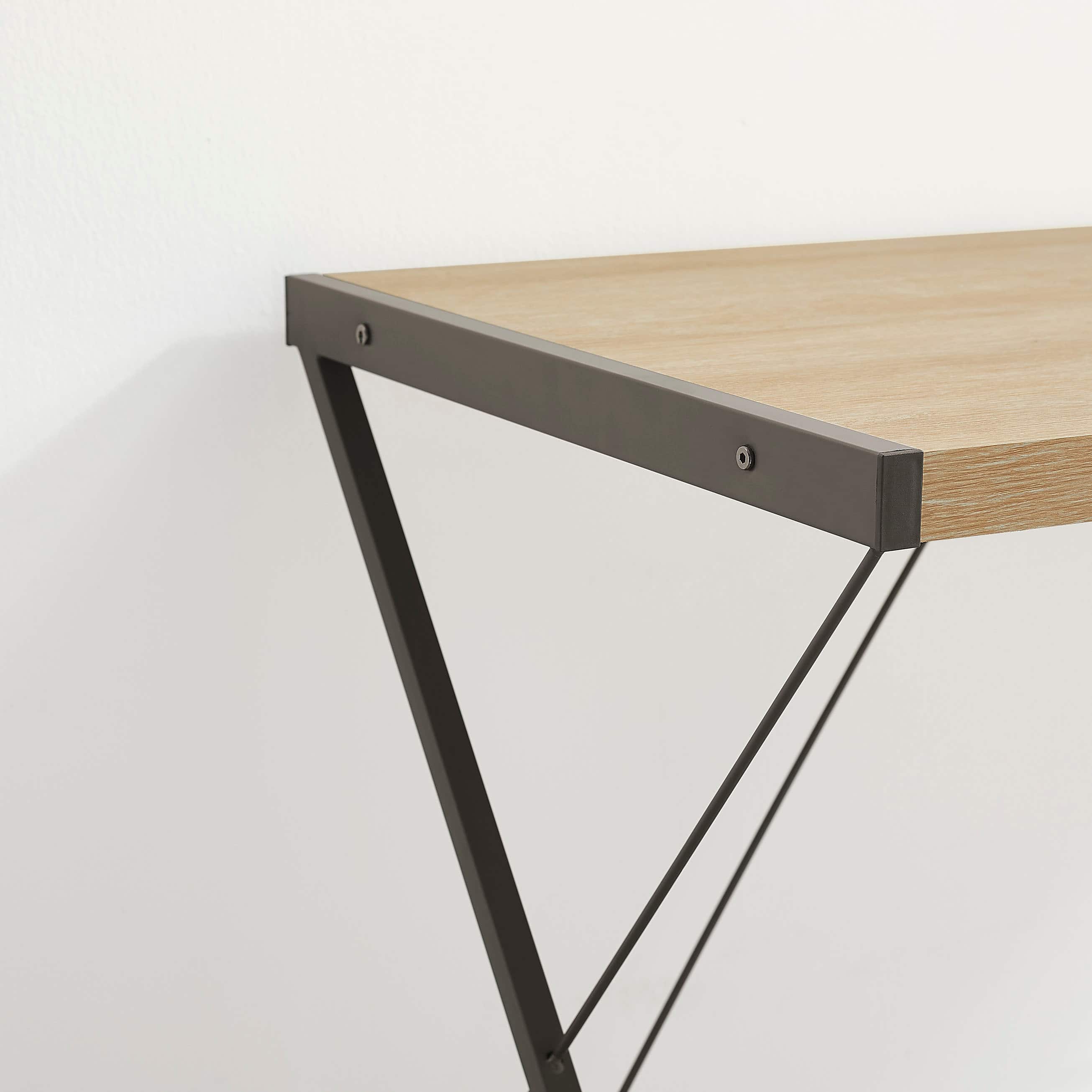 Alt View 15. Insignia™ - Computer Desk – 47" Wide - Light Oak.