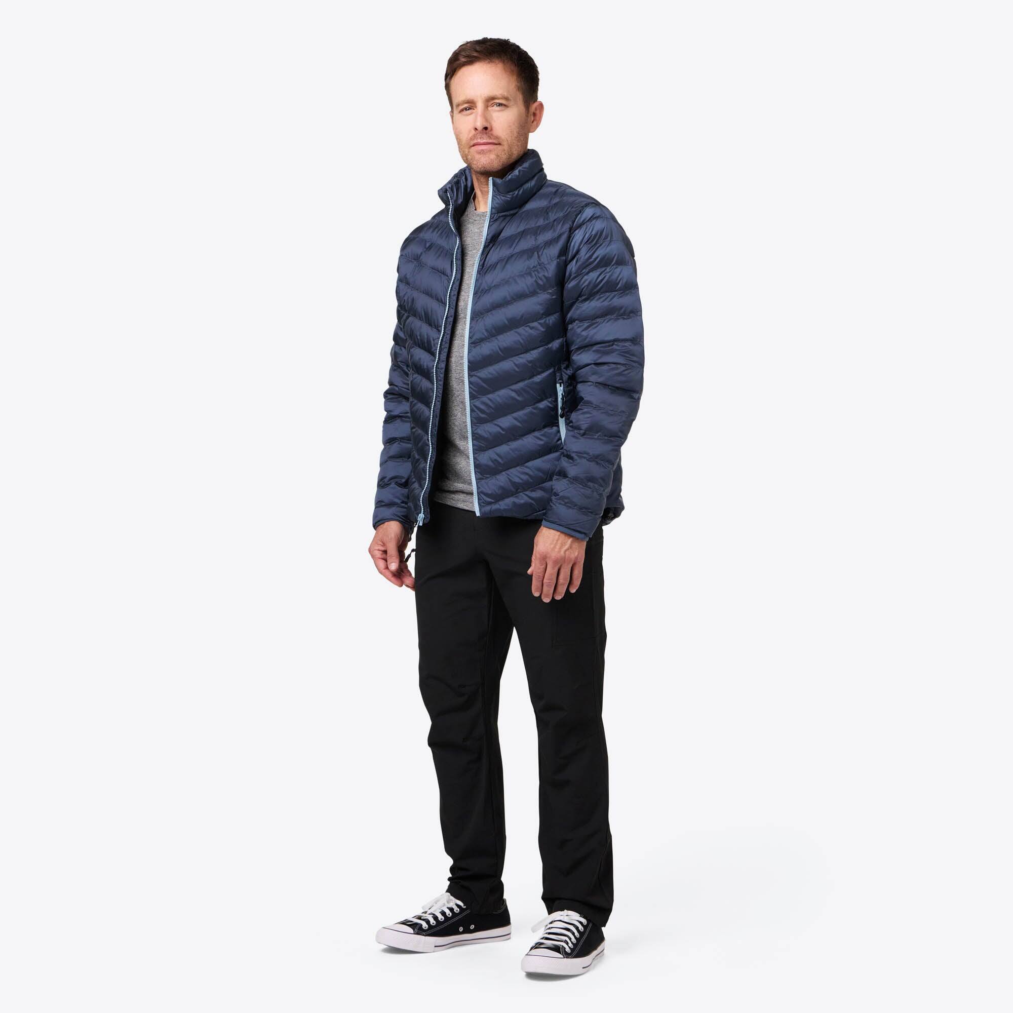 Alt View 4. Mobile Warming - Men's Backcountry Xtera Heated Jacket - Arctic Blue.