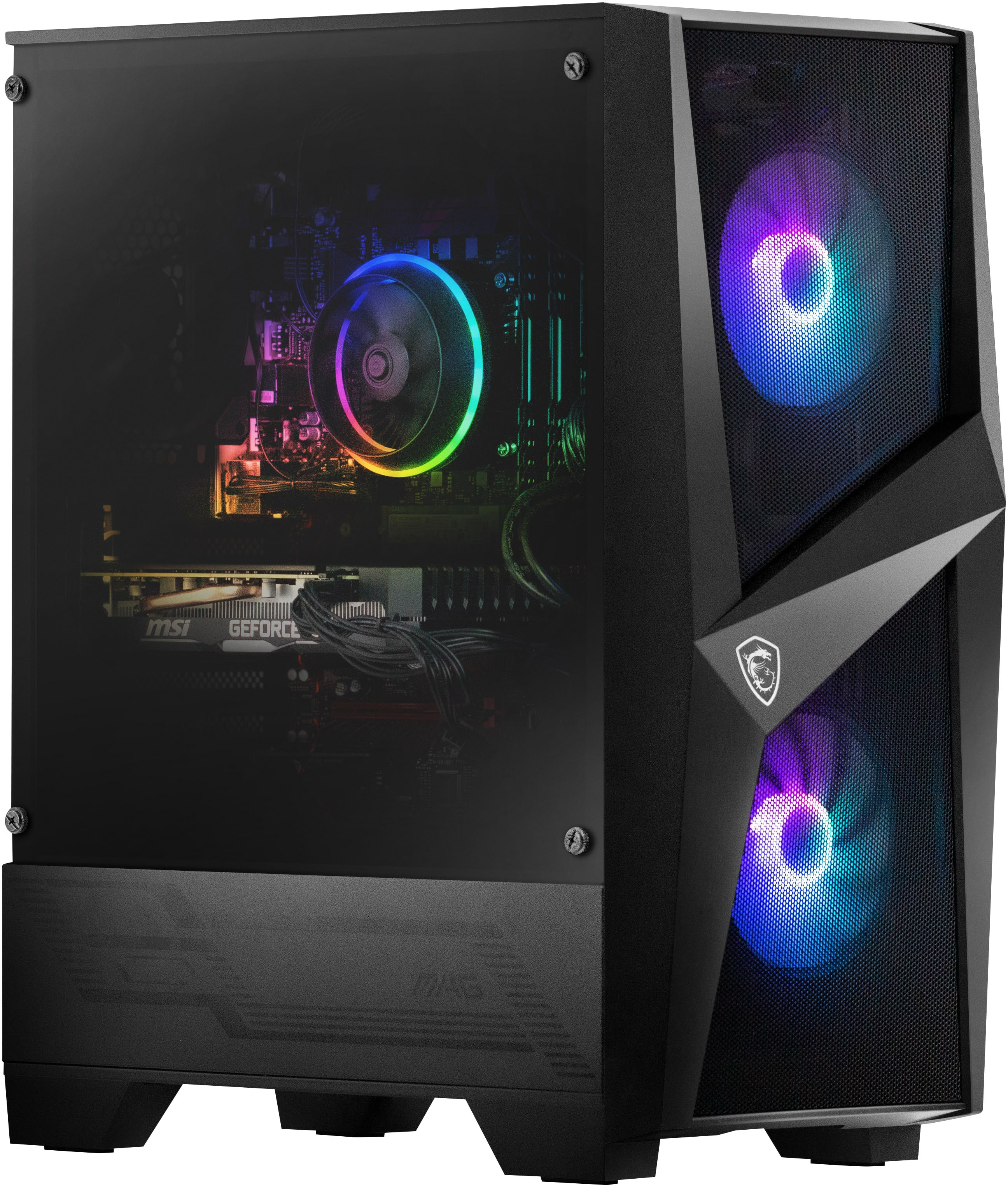 MSI Codex ZS Gaming Desktop AMD Ryzen R7-5700G 16GB Memory NVIDIA GeForce  RTX 3060 Ti 500GB SSD Black Codex ZS 5TC-043US - Best Buy