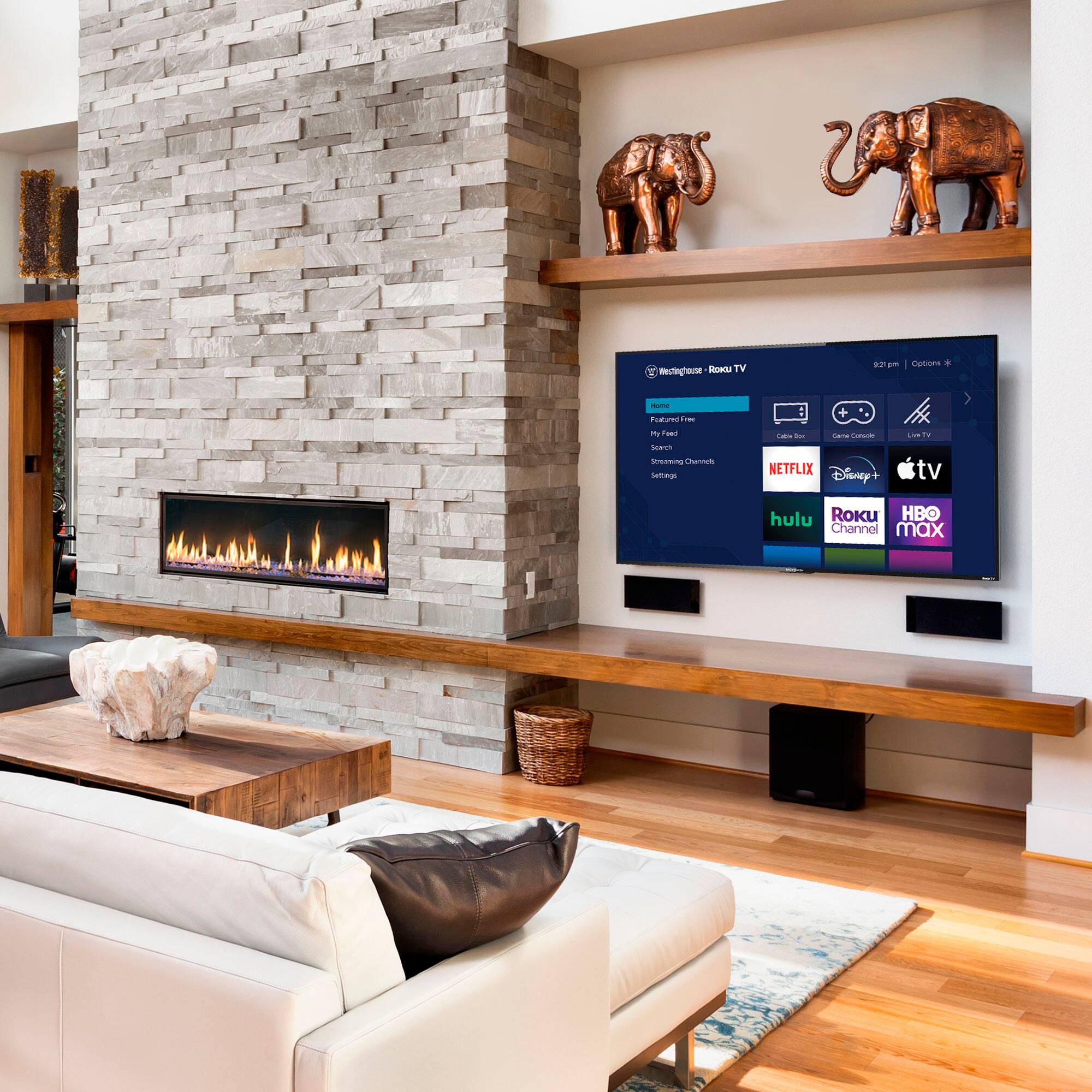 Alt View 18. Westinghouse - 43" 4K UHD Smart Roku TV with HDR - Black.