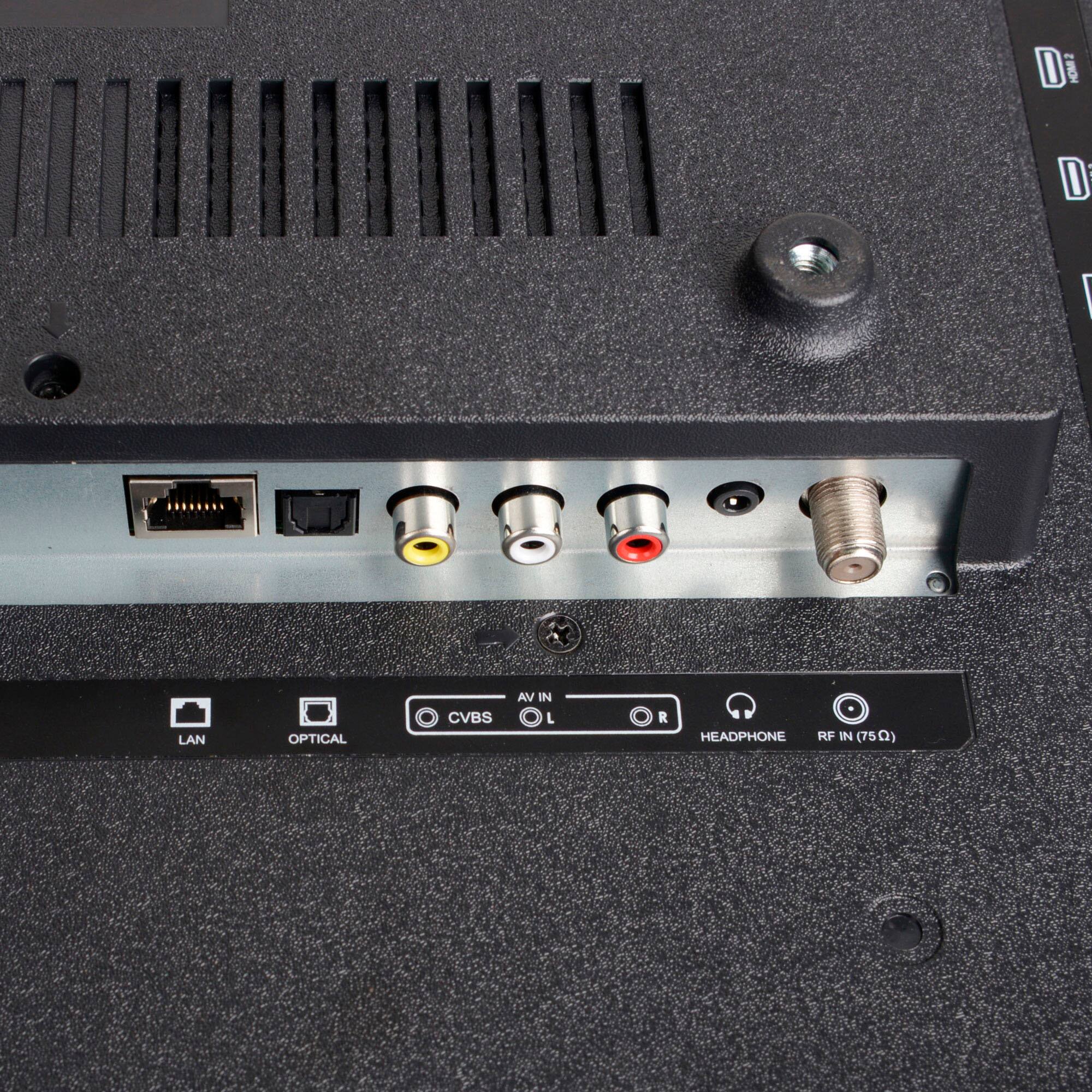 Back. Westinghouse - 43" 4K UHD Smart Roku TV with HDR - Black.