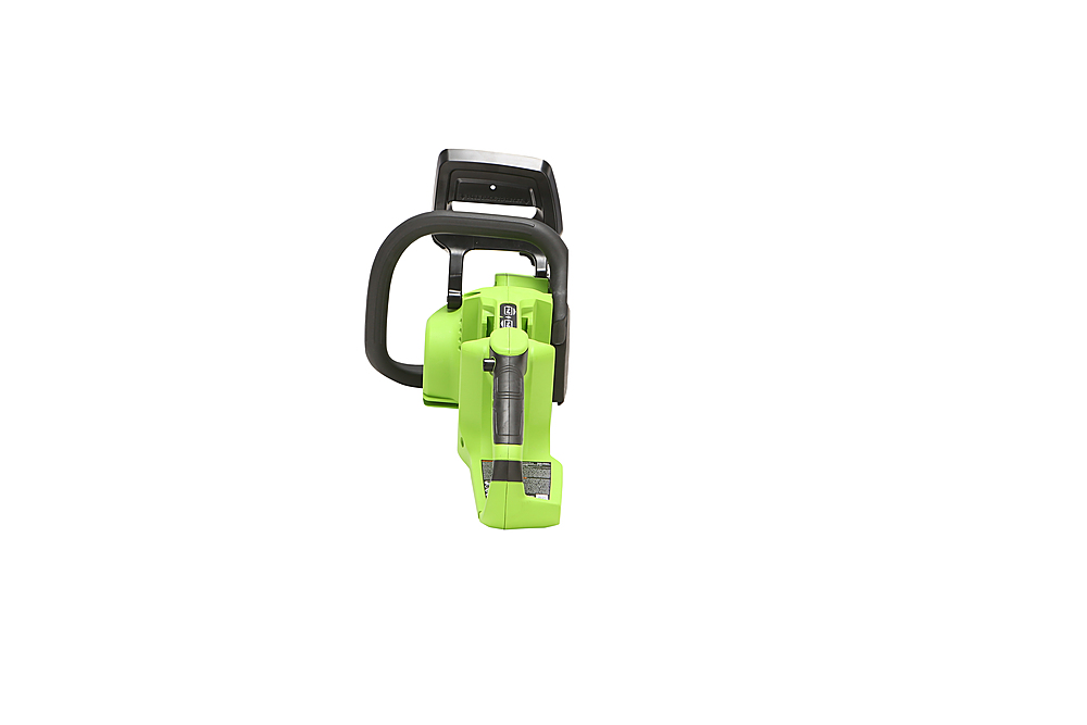 Alt View 18. Greenworks - 24V 14” Brushless Cordless Chainsaw (2 4.0 Ah Batteries Dual-Port Rapid Charger Included) - Green.