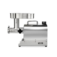 Weston - Pro Series #8 Meat Grinder - .75 HP - STAINLESS STEEL - Front_Zoom
