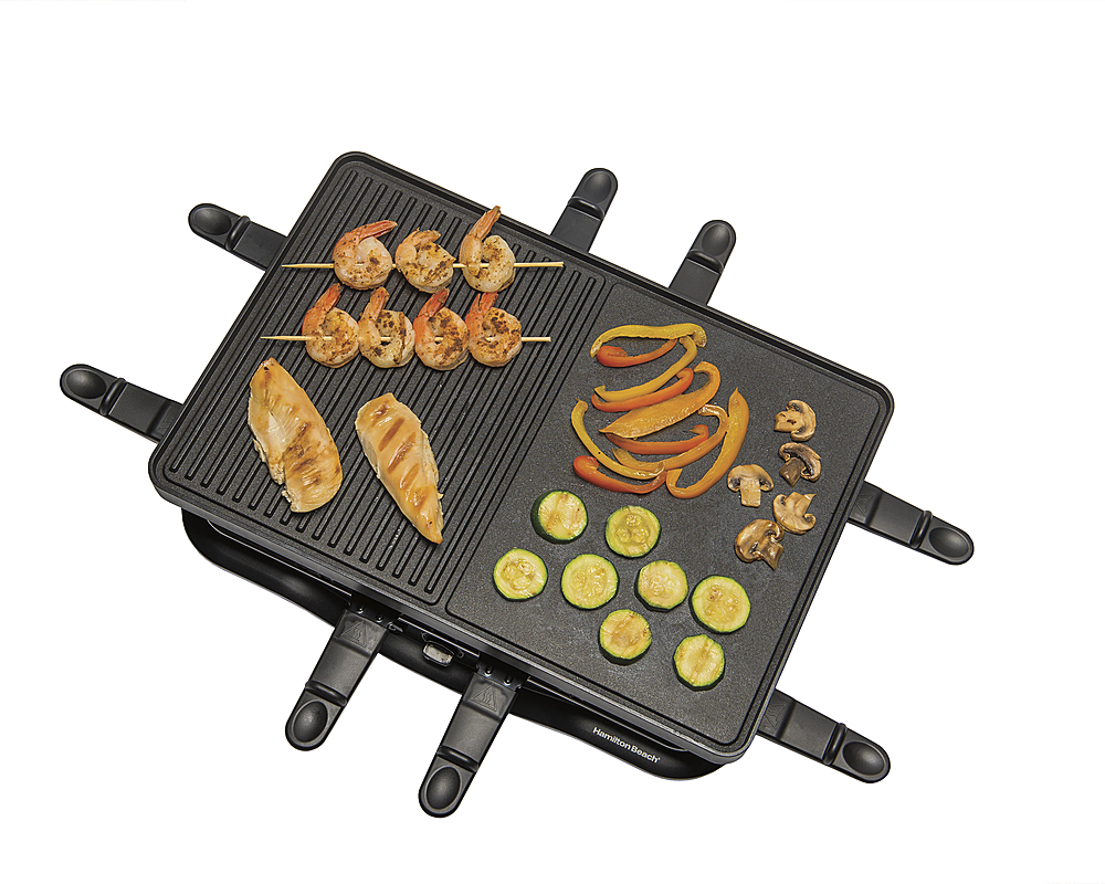 Hamilton Beach Raclette Portable Party Grill BLACK 31612-MX Best Buy
