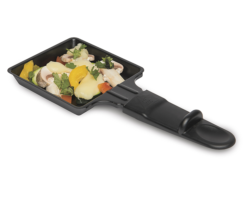 Left View: Cuisinart - Gourmet 243 sq. in. Griddle - Black stainless