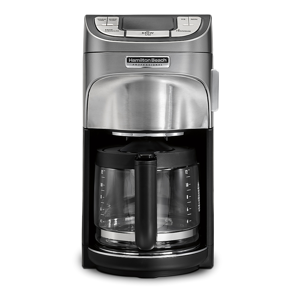 Left View: Cuisinart - 12-Cup  Coffee Maker - Black