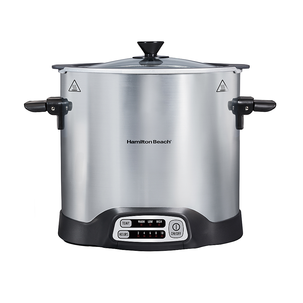 Mill Extra Large 10 Quart Slow Cooker With Metal Searing Pot
