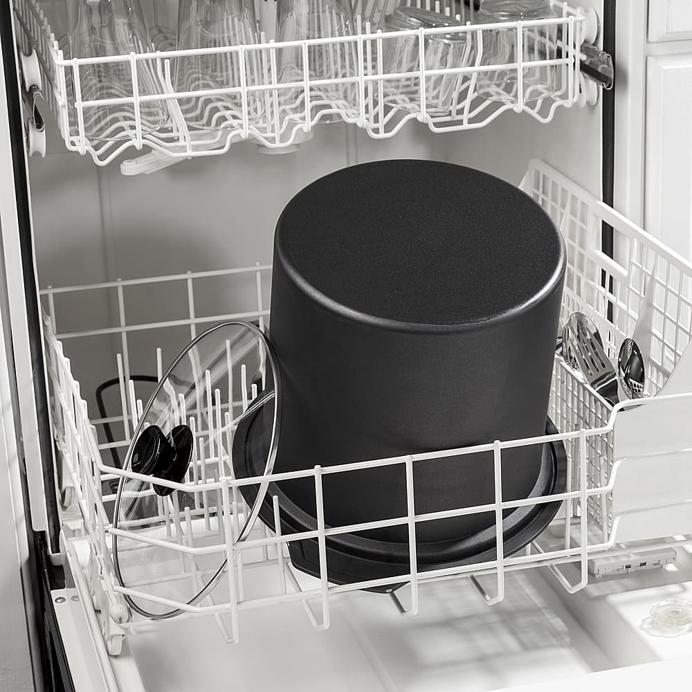 Alt View 14. Hamilton Beach - Sear & Cook Stockpot 10 Quart Slow Cooker - Silver.