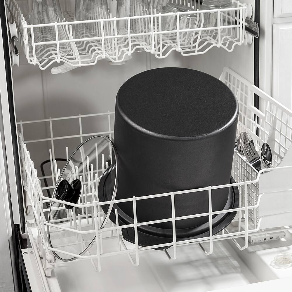 Alt View 14. Hamilton Beach - Sear & Cook Stockpot 10 Quart Slow Cooker - Silver.