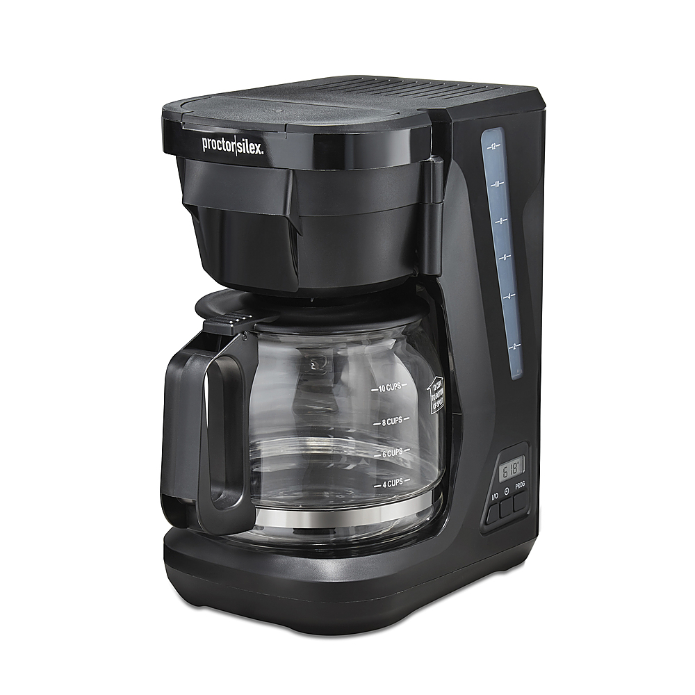 12 Cup Programmable Coffee Maker with FrontFill® Black & Stainless -  46205