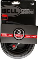 Bell - Ballistic 610 Cable Lock with Lighted Key - Black - Front_Zoom