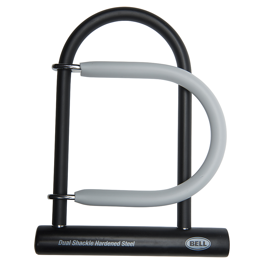 Angle View: Bell - Catalyst 350 Double Shackle U Lock - Black