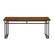 Alt View 11. Walker Edison - Modern Metal and Wood Dining Bench - Walnut.