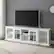 Alt View 11. Walker Edison - Classic Glass-Door TV Stand for most TVs up to 88” - White.