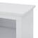 Alt View 13. Walker Edison - Classic Glass-Door TV Stand for most TVs up to 88” - White.