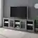 Alt View 11. Walker Edison - Classic Glass-Door TV Stand for most TVs up to 88” - Gray.