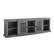 Left. Walker Edison - Classic Glass-Door TV Stand for most TVs up to 88” - Gray.