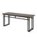 Angle. Walker Edison - Modern and Metal Wood Dining Bench - Grey Hickory.