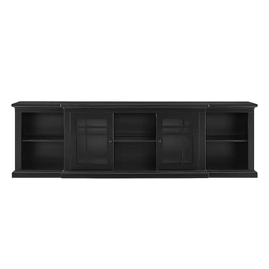 Walker Edison Classic Glass Door TV Stand for most TVs up to 88
