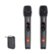 Front. JBL - Wireless Two Microphone System - Black.