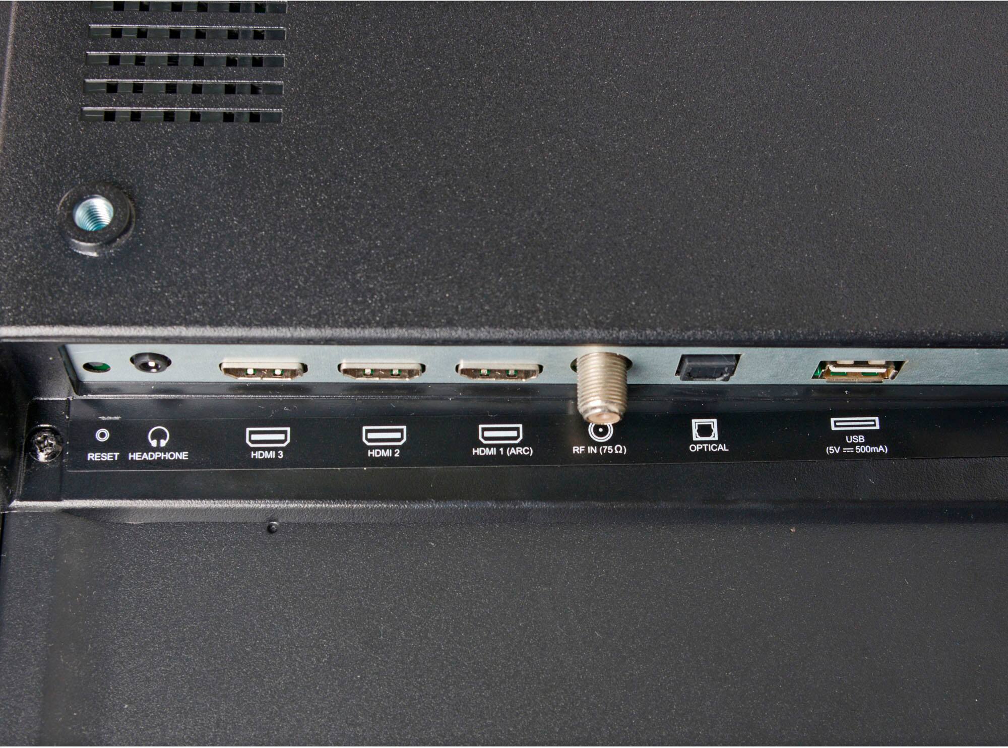 Back. Westinghouse - 43" FHD Smart Roku TV - Black.