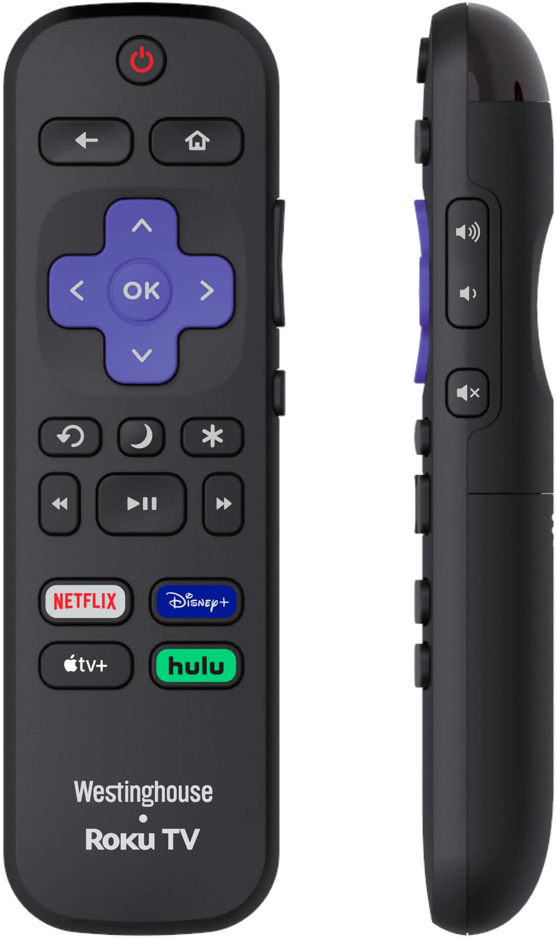 Left. Westinghouse - 43" FHD Smart Roku TV - Black.