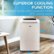 Alt View 13. Whynter - 500 Sq. Ft. Portable Air Conditioner and Heater - Frost White.