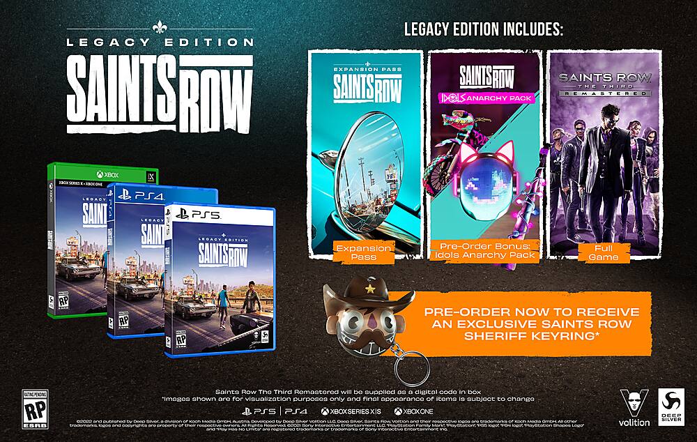  Saints Row Day 1 Edition - PlayStation 4 : Plaion Inc:  Everything Else