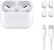 Alt View Zoom 17. Apple - Geek Squad Certified Refurbished AirPods Pro (with Magsafe Charging Case) - White.