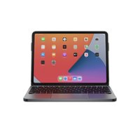 Brydge - 11 MAX+ Wireless Keyboard for iPad Pro 11-inch (1st, 2nd & 3rd Gen) & iPad Air (4th, 5th Gen) w/Trackpad & SnapFit Case - Space  Gray - Alt_View_Zoom_11