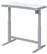 Front. Twin Star Home - Ashford Adjustable Height Standing Desk - Light Silver.