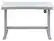 Angle. Twin Star Home - Ashford Adjustable Height Standing Desk - Light Silver.